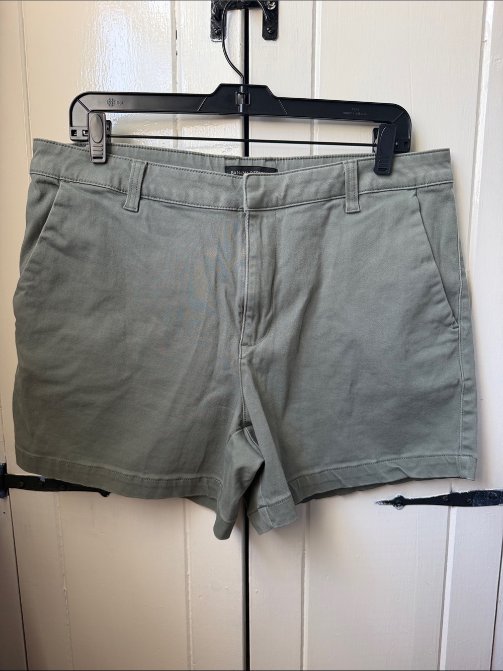 Banana Republic Olive Cotton Shorts